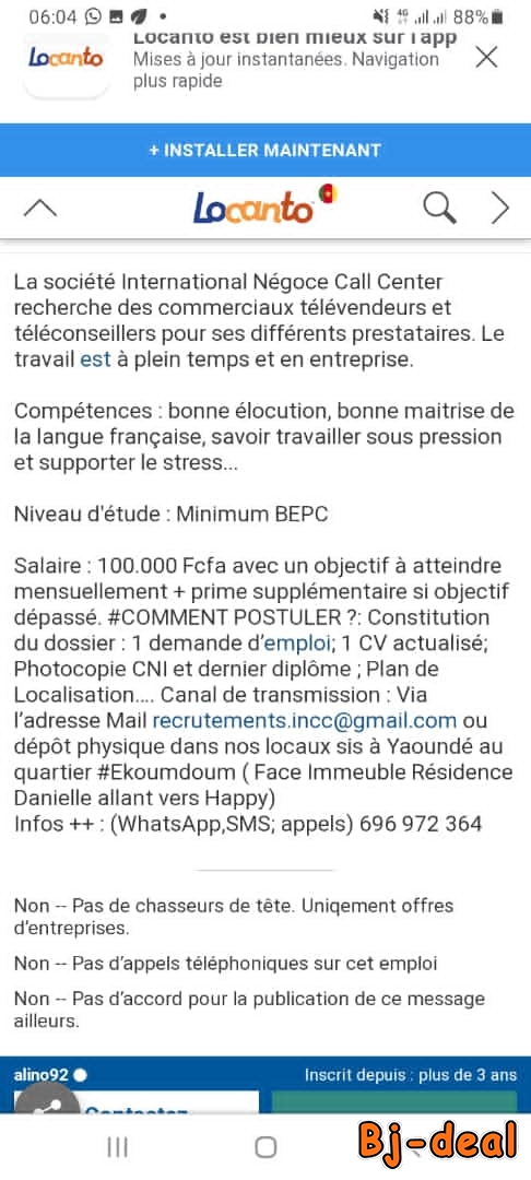 Image principale de Besoin des télévendeurs