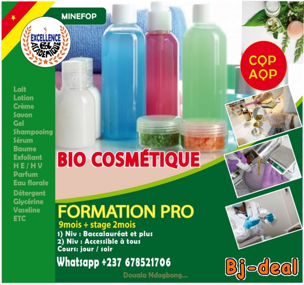 Main image of Formation professionnelle en bio cosmétique