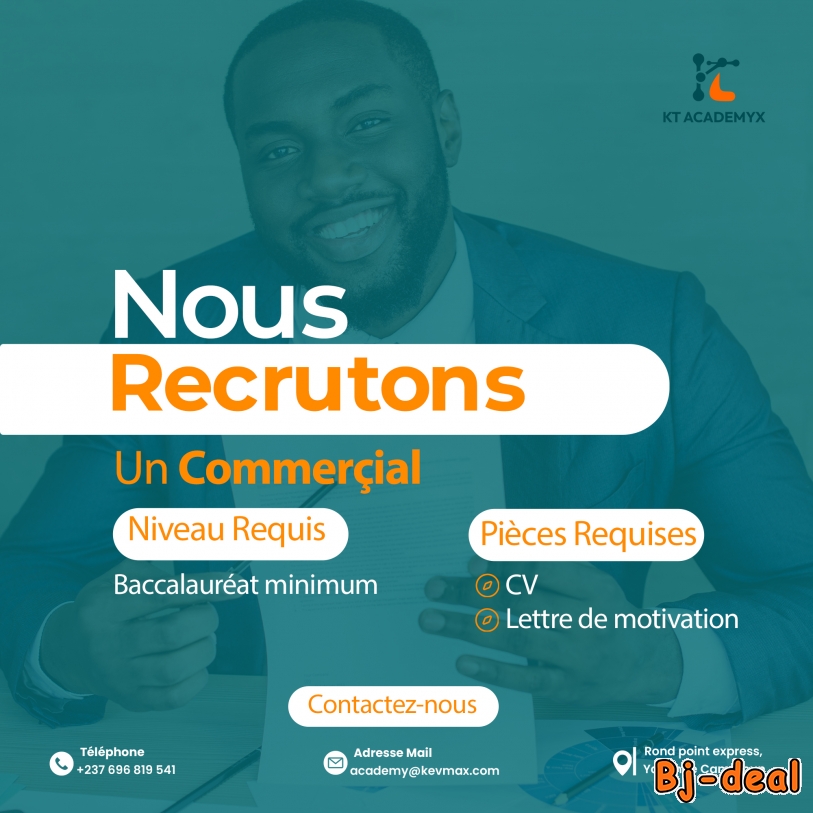 Image principale de Recherche d'un commercial