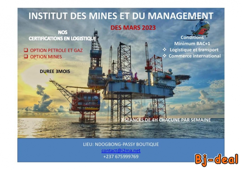 Image principale de Formation en mine pétrole et gaz