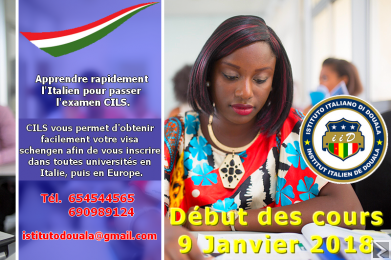 Main image of COURS DE LANGUE ITALIENNE A DOUALA