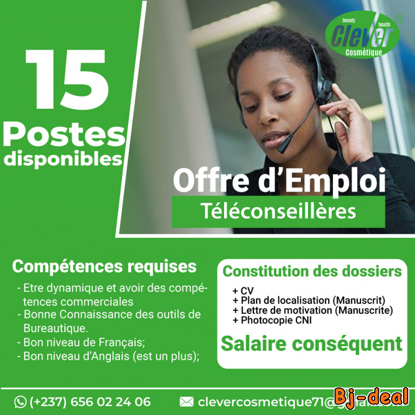 Image principale de Recrutement Filles Call Center