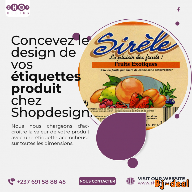 Image principale de Conception étiquette produit
