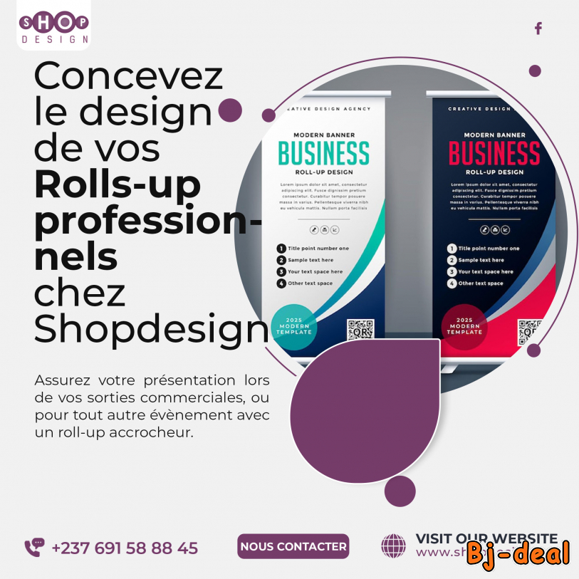 Image principale de Conception de vos Rolls-up professionnels