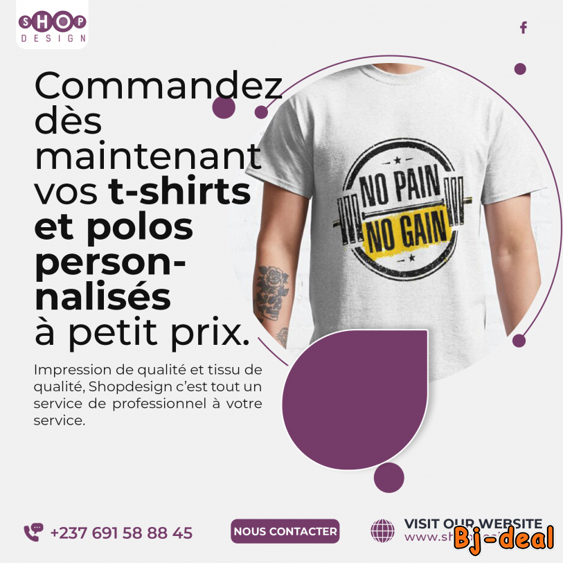 Image principale de Personnalisation de vos t-shirts et polos