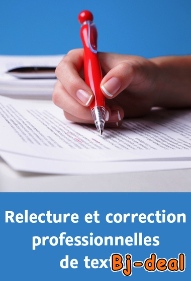Image principale de Relecture et correction professionnelle de textes