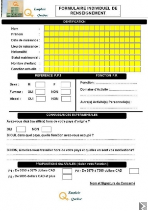 Main image of AVIS DE RECRUTEMENT AU CANADA