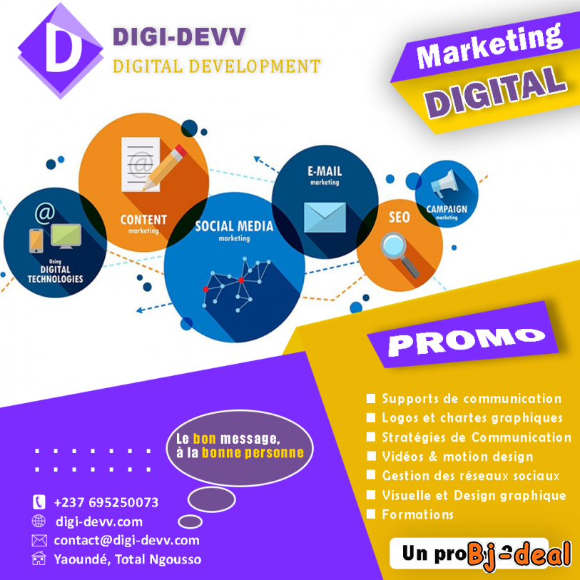 Main image of Marketing Digital pour particuliers et entreprises