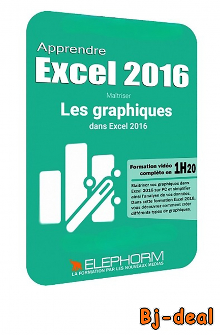 Image principale de Apprendre Excel 2016 - Maîtriser les graphiques