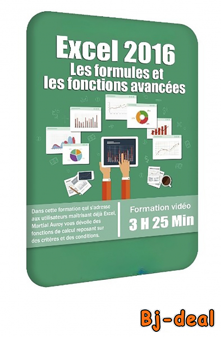 Image principale de Excel 2016 Les formules et les fonctions avancées