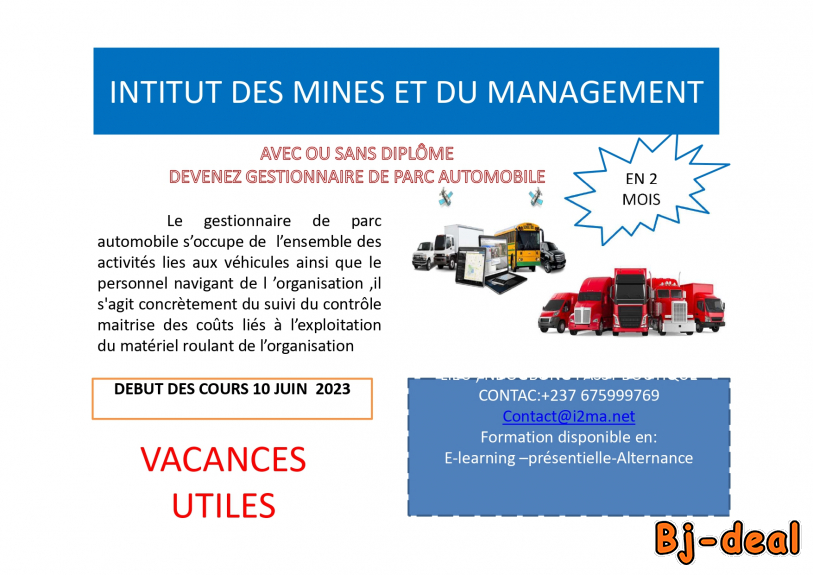 Image principale de Formation en gestion de parc automobile