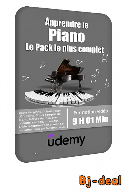 Image principale de Apprendre le Piano Le Pack le plus complet 9h 01