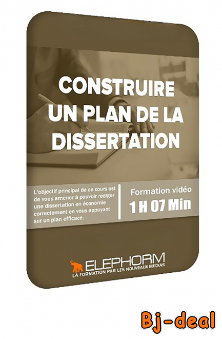 Image principale de Elephorm - Construire un plan de la dissertation
