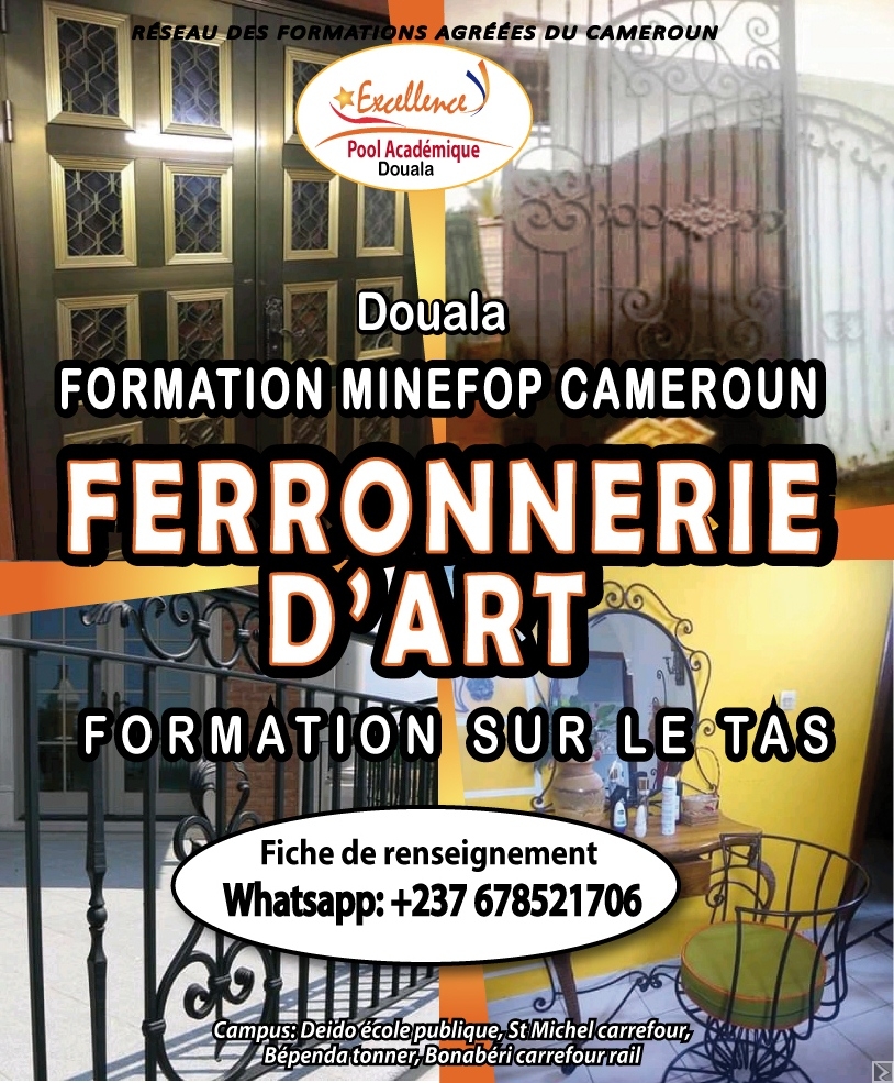 Main image of FORMATION PROFESSIONNELLE MINEFOP EN FERRONNERIE D'ART