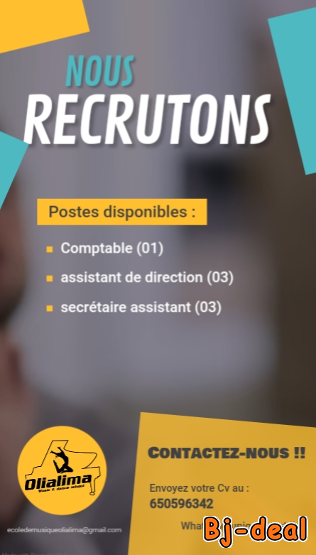 Main image of Recrutement urgent de personnel
