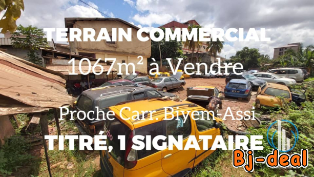 Main image of Terrain Commercial de 1067m2 Carrefour Biyem-Assi