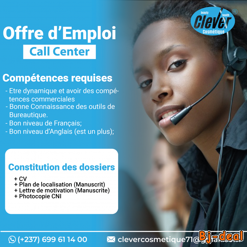 Image principale de RECRUTEMENT TELECONSEILLERES DOUALA