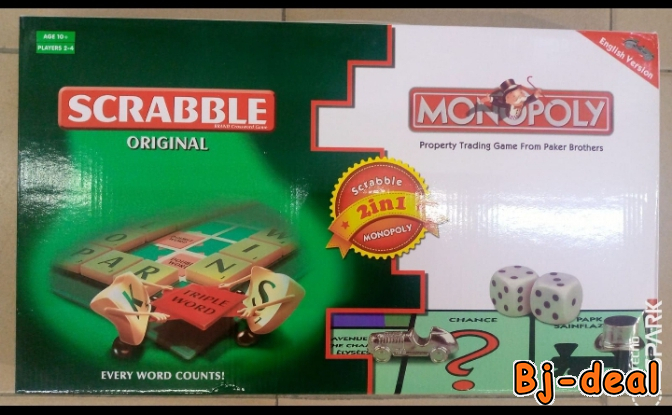 Image principale de 2 en 1- MONOPOLY et Scrabble