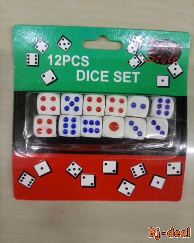 Image principale de Lot de 12 Dés - Dice Set