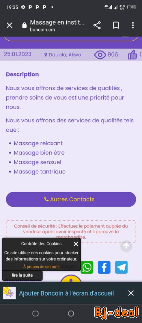 Main image of Massage corporel domicile