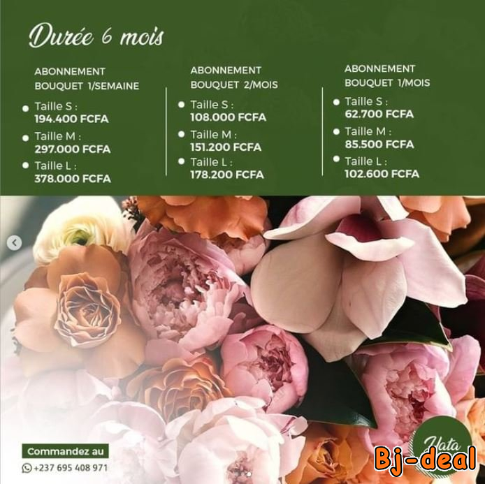 Main image of ABONNEMENT AUX BOUQUETS DE FLEURS