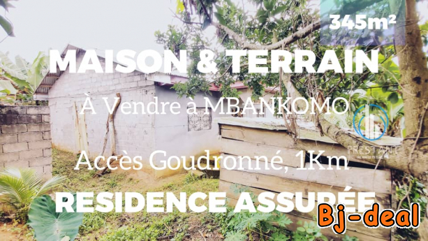 Main image of Terrain et Maison à vendre à Mbankomo