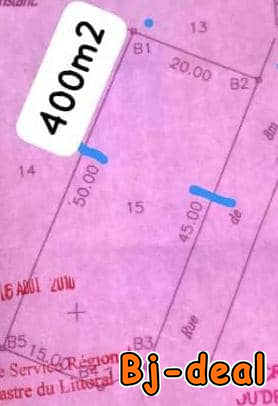 Image principale de 400m2 titré Douala Lendi quartier général