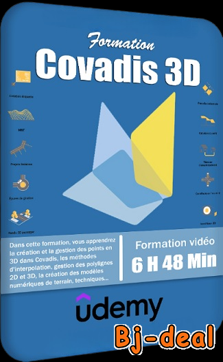 Image principale de Formation Covadis 3D - MP4 - 6h 48 min - 13 Gb