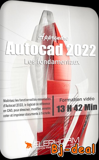 Image principale de Apprendre Autocad 2022 Les fondamentaux - 13h 42