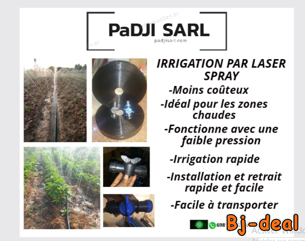 Main image of Irrigation agricole laser spray