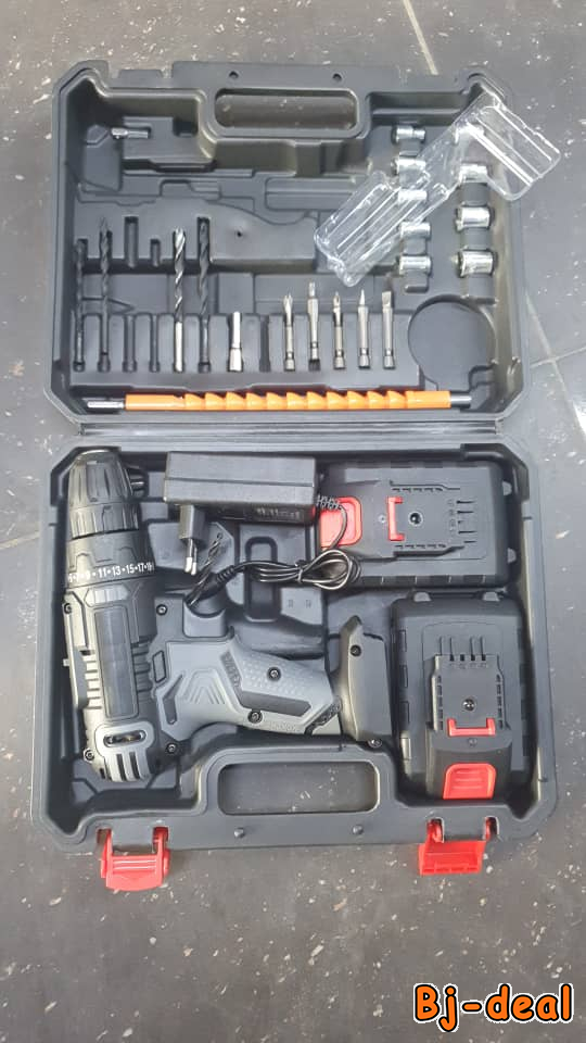 Image principale de PERCEUSE ÉLECTRIQUE SANS FIL AVEC EMBOUTS