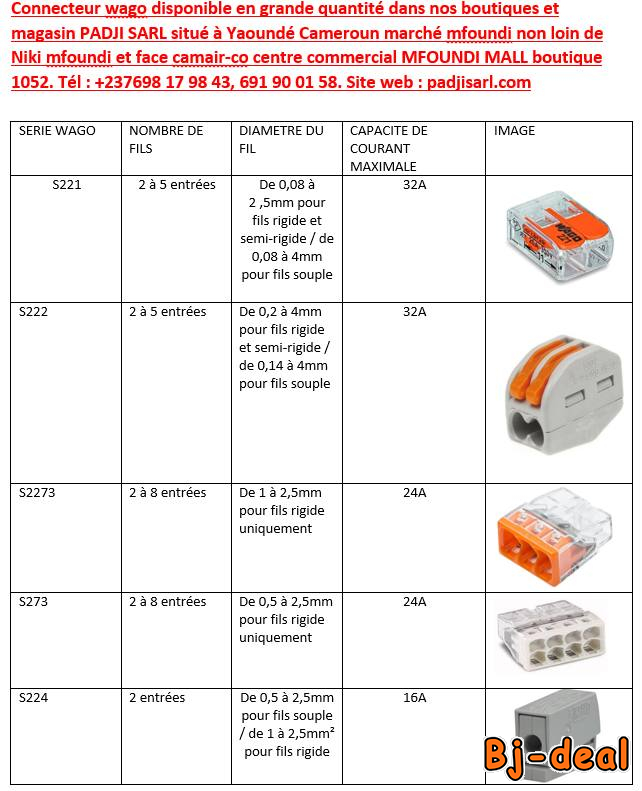 Main image of VENTE DE WAGO POUR INSTALLATION ELECTRIQUE