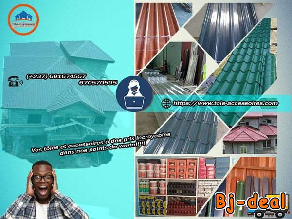 Image principale de tôles bacs ondulées lisses accessoires metrobond