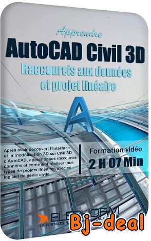 Image principale de Apprendre AutoCAD Civil 3D Raccourcis aux données