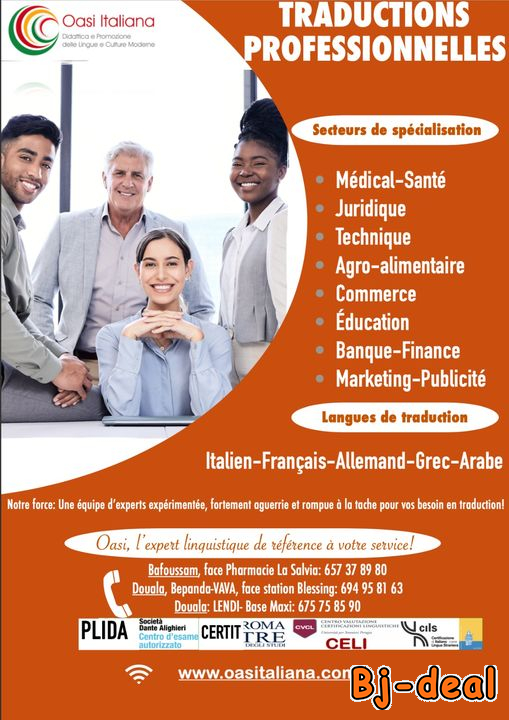 Main image of TRADUCTIONS PROFESSIONNELLES A OASI ITALIANA