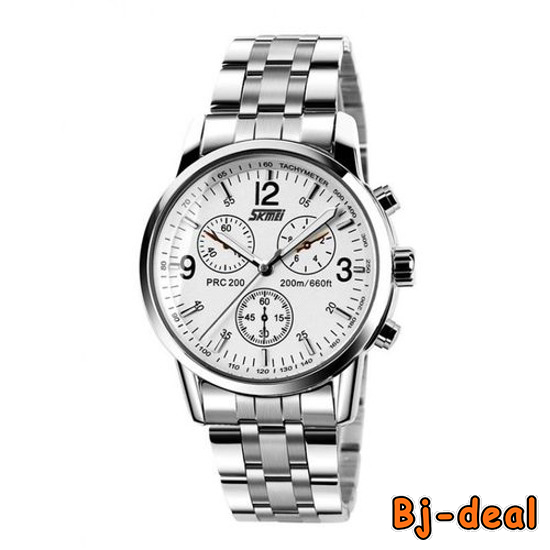 Main image of Montre Bracelet en Argent Acier Inoxydable SKMEI