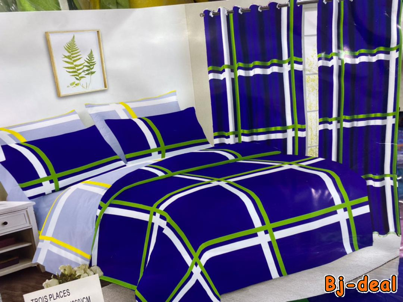 Image principale de DRAPS DE LIT AVEC RIDEAUX