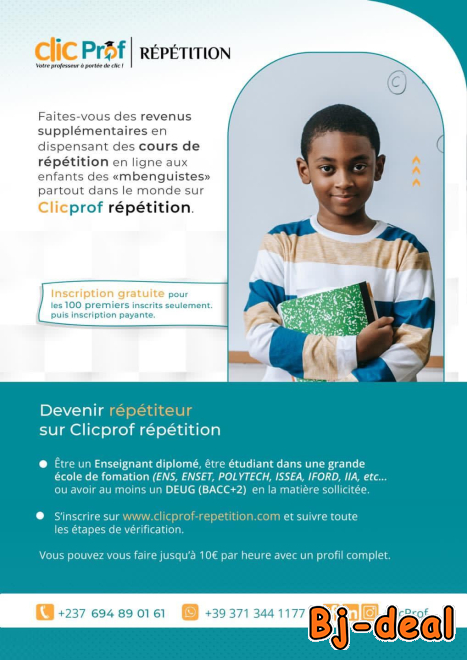 Image principale de Répétiteurs ou enseignants