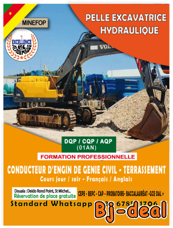 Main image of Formation conduite engin lourd Pelle excavatrice