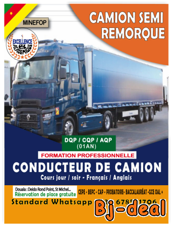 Main image of Formation en conduite de camion semi-remorque