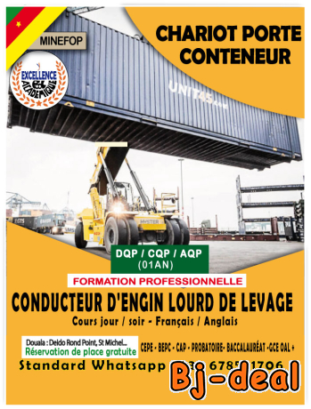 Main image of Chariot porte conteneur Formation en conduite