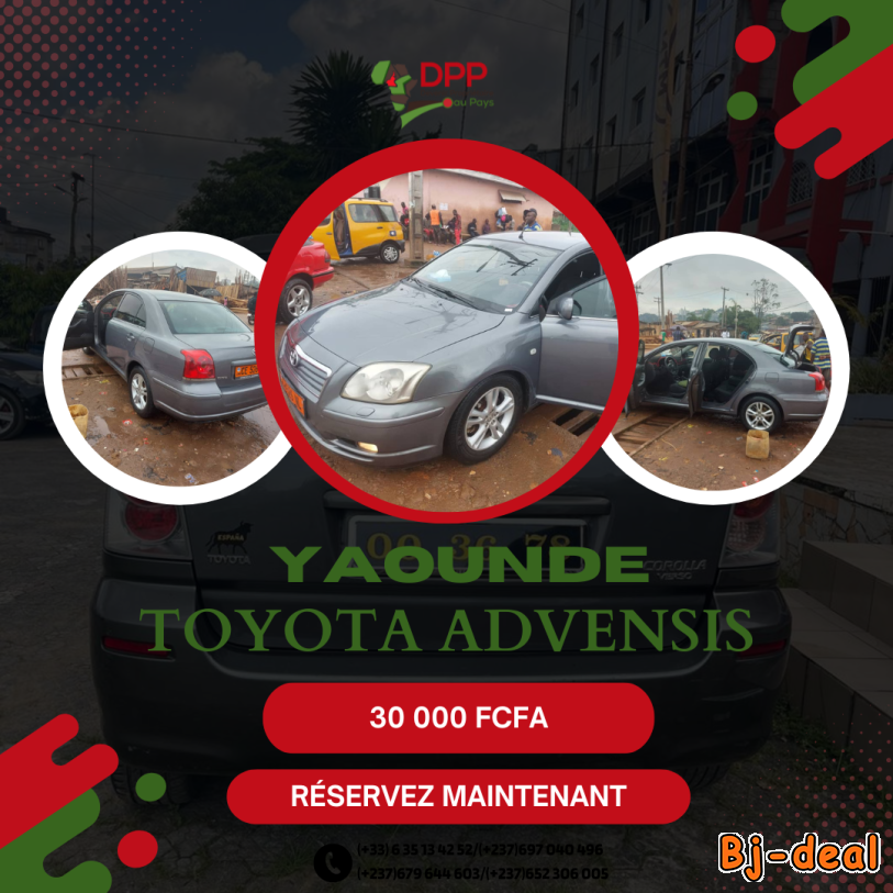Image principale de Location voiture TOYOTA ADVENSIS