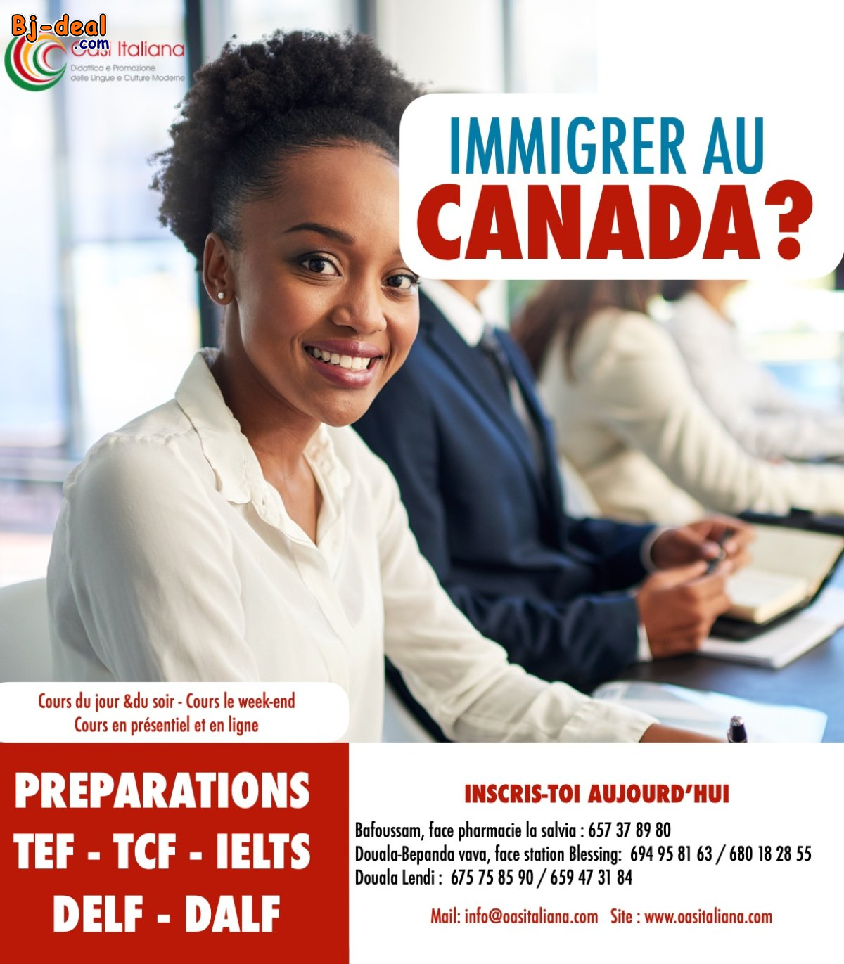 Image principale de COURS D&amp;#039;ANGLAIS OASI. Cours de préparation au TEF TCF IELTS DELF DALF.