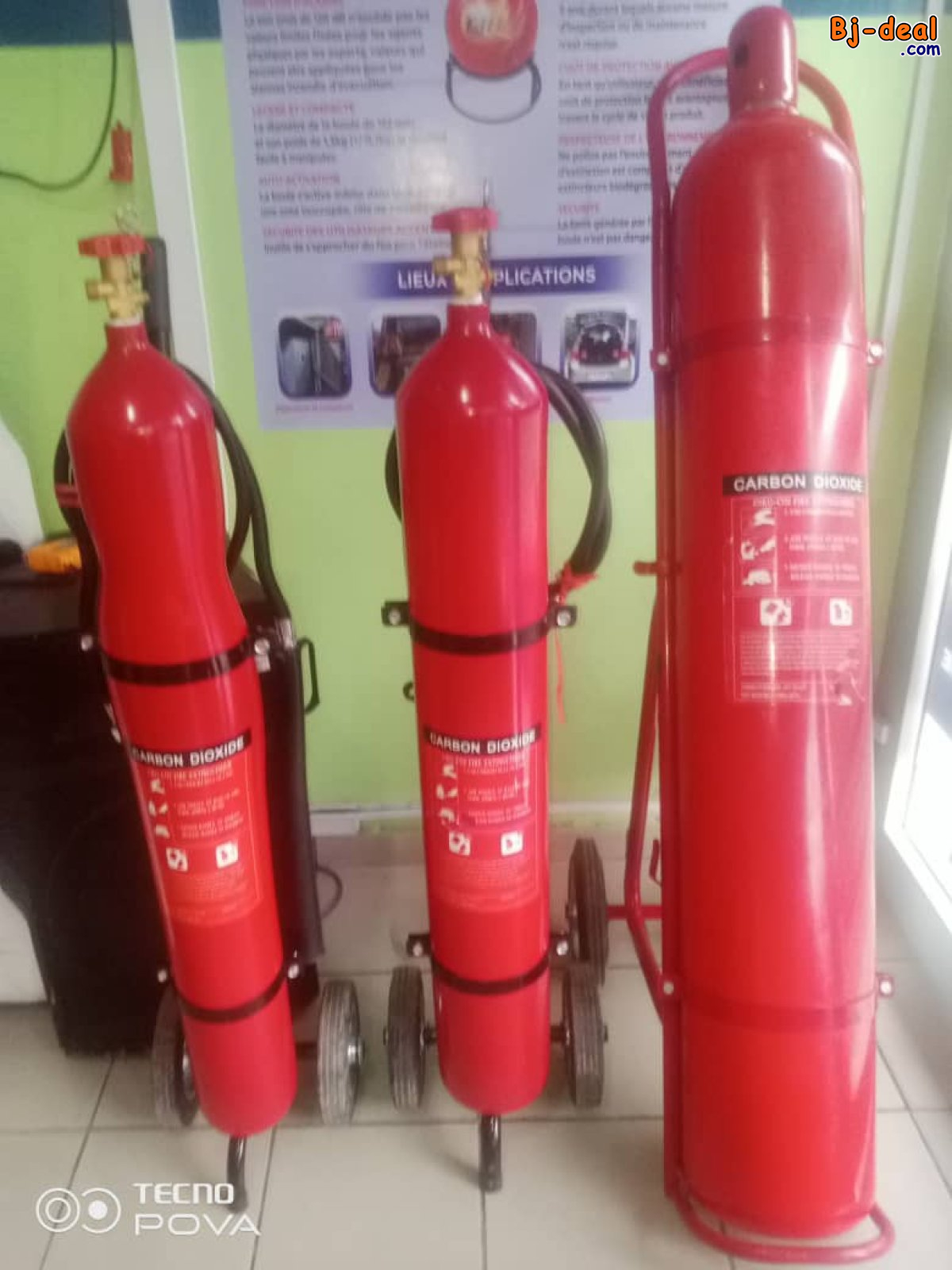 Image principale de Extincteurs au dioxyde de carbone CO2 5kg