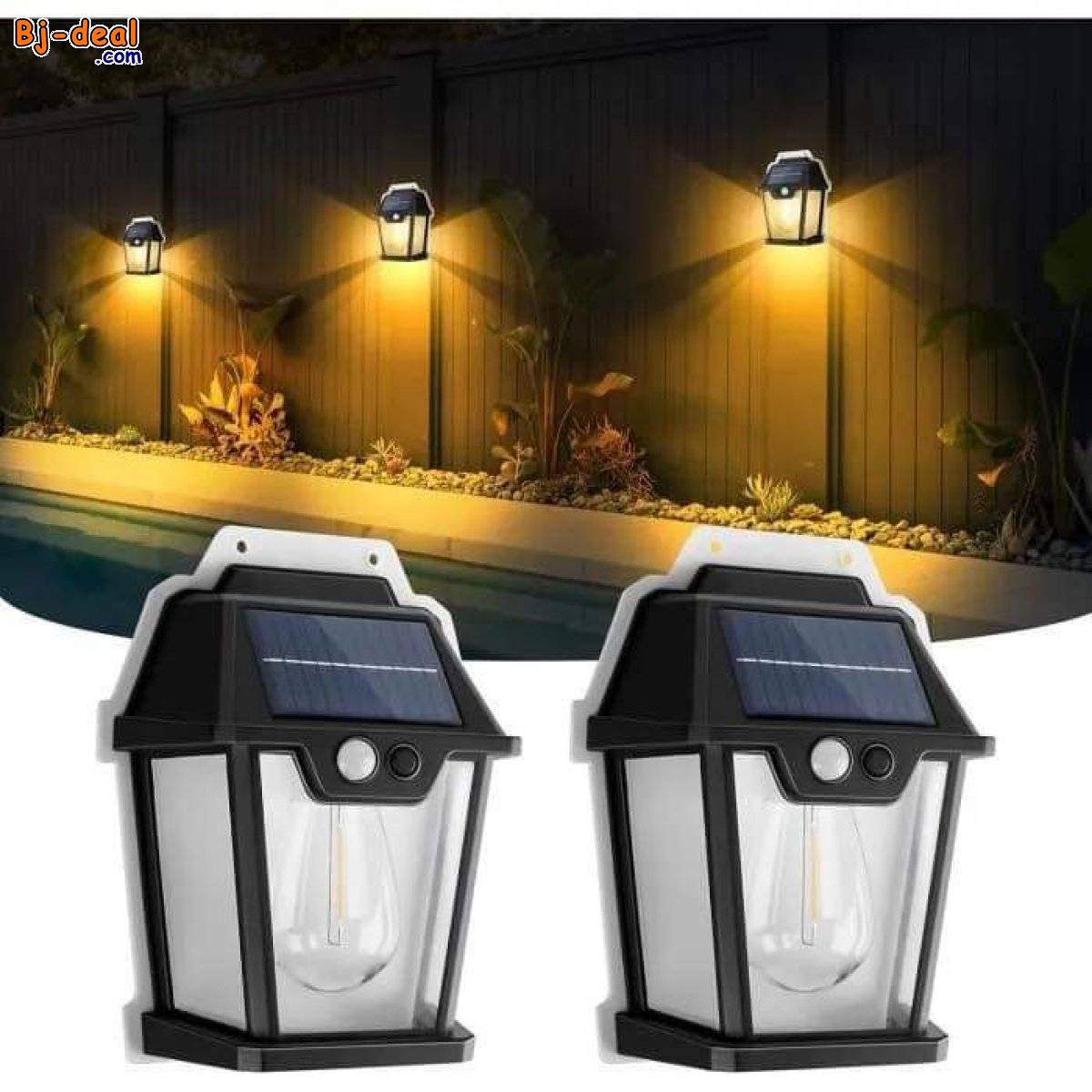 Main image of LAMPES SOLAIRES POUR EXTERIEUR AVEC DETECTEUR DE MOUVEMENT