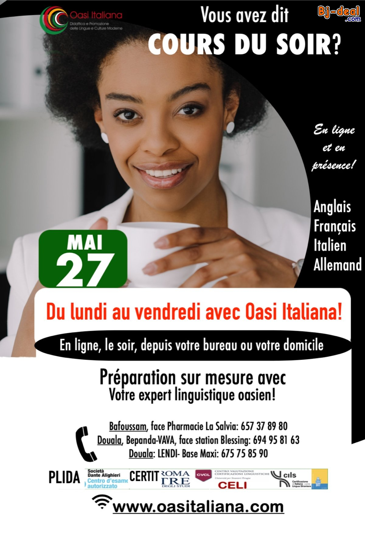 Main image of COURS  OASIEN  en COURS DU JOUR ET COURS DU SOIR.