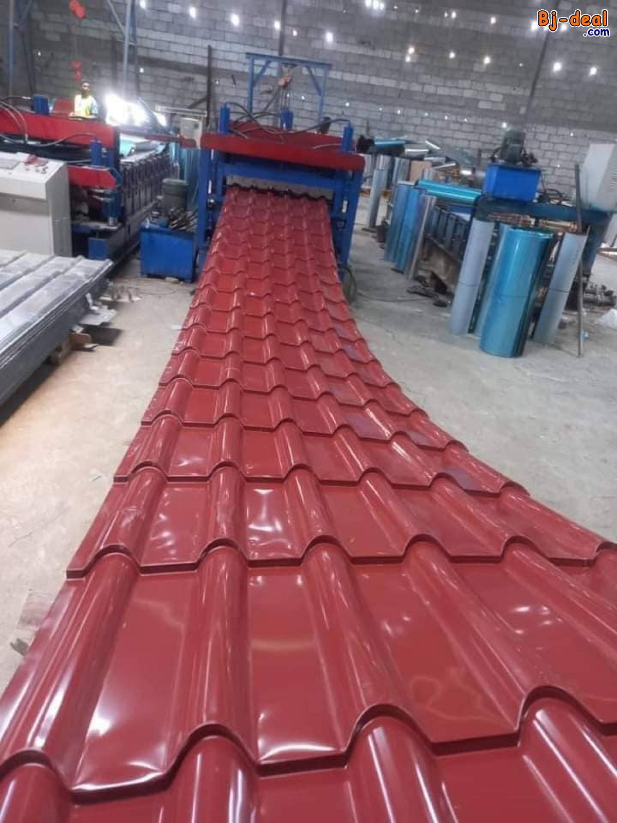 Main image of Tôles bacs tuiles lisses ondulées aluzinc et aluminium charpente et metrobond