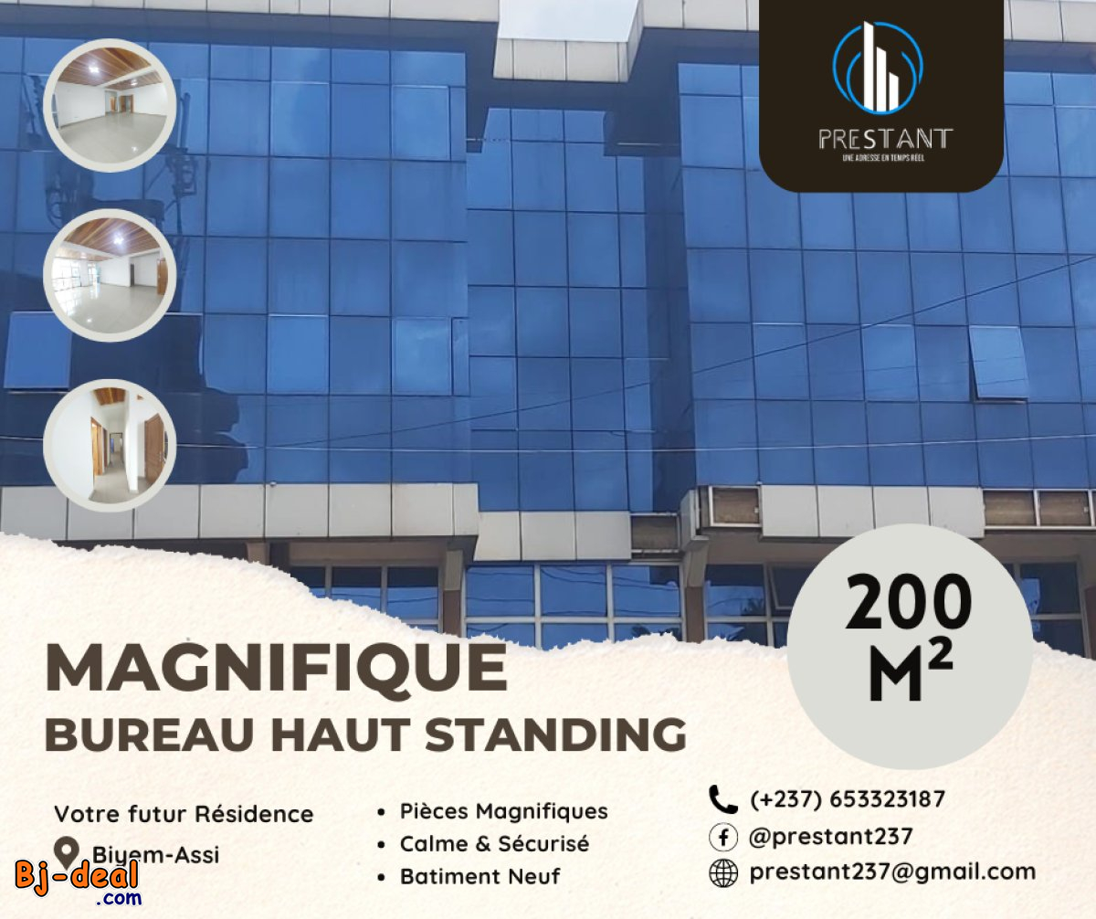 Image principale de Bureau Haut Standing à louer à Biyem-Assi