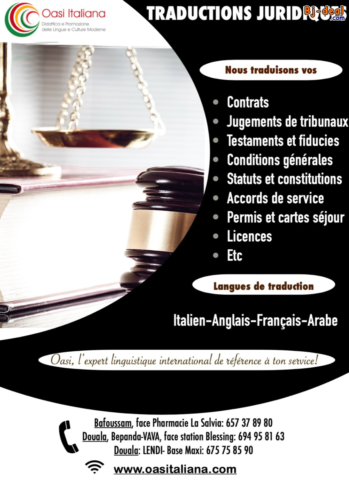 Image principale de TRADUCTIONS DE DOCUMENTS JURIDIQUES