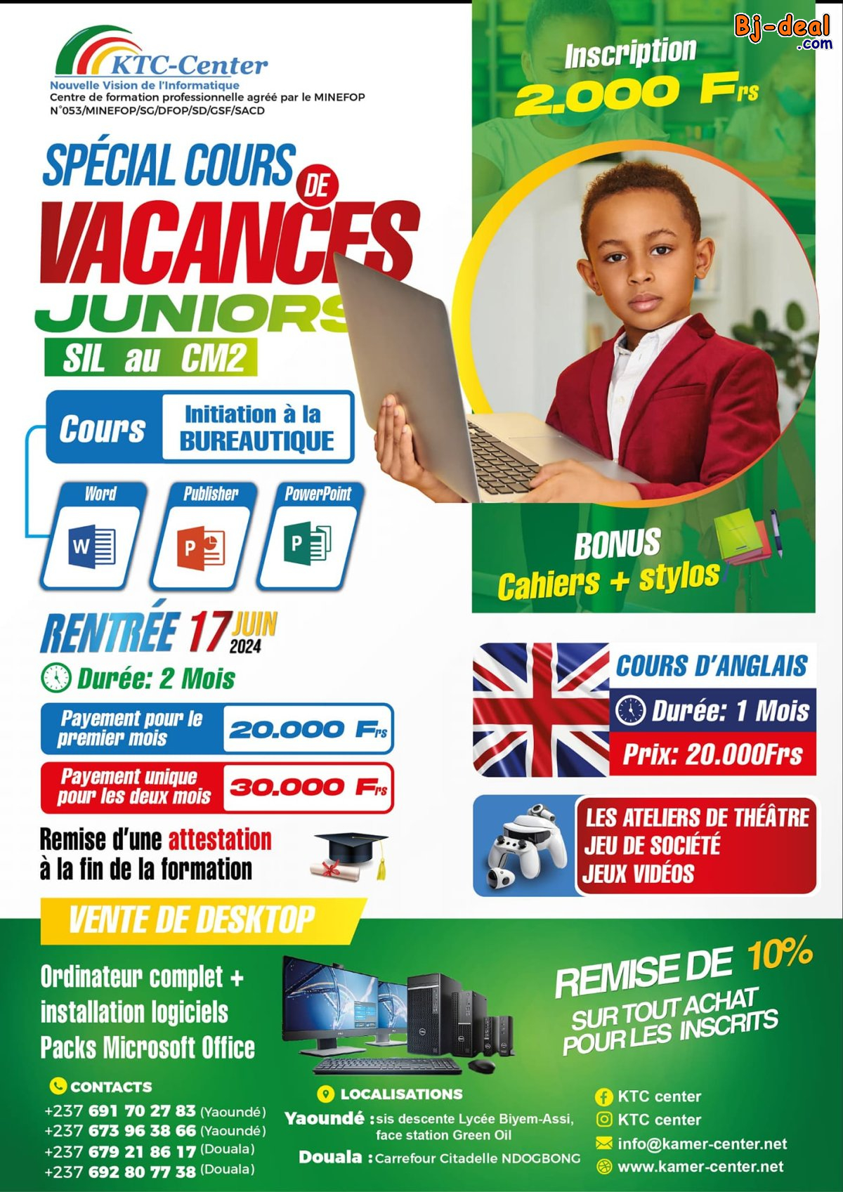 Image principale de SPECIAL COURS DE VACANCES